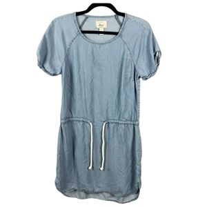 G.H. Bass & Co. Blue Raglan Sleeve Mini Dress